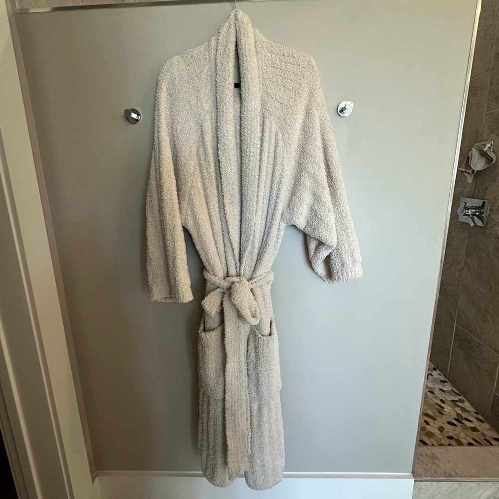 Pottery Barn Cozy Ribbed Bathrobe LARGE